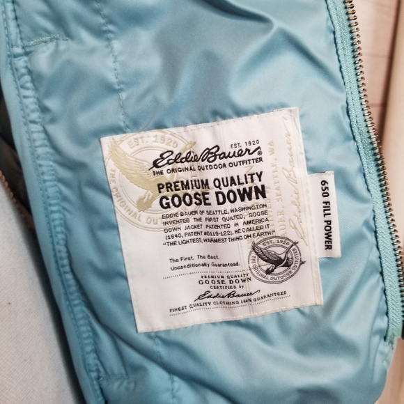 Eddie Bauer Premium Goose Down Puffer Jacket - Picture 6 of 7